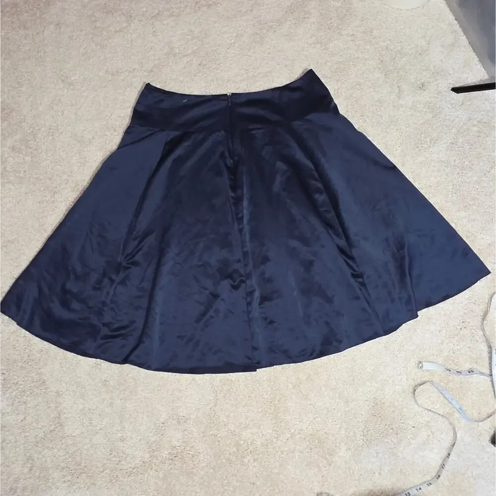 New York & Company Dark Blue A-Line Skirt